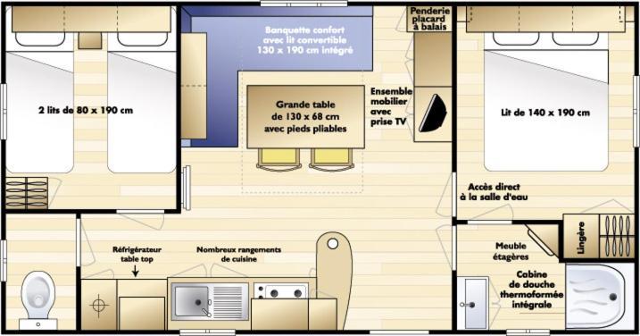 Mobil Home Les Sables D'Or Agde Le Grau-d'Agde ภายนอก รูปภาพ